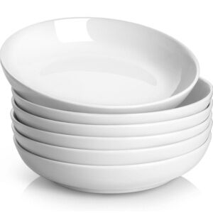 Y YHY Pasta Bowls, 30oz Salad Bowls White  Large Pasta Serving Bowl (064)